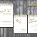 Wedding Invitation Suite - Digital Printable File..