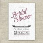 Bridal Shower Invitation Card - Printable Digital..
