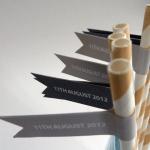Wedding Favor Straws And Flags - Personalised X 50..
