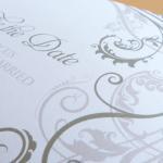 Save The Date Card - Baroque Wedding Range -..