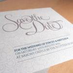 Save The Date Card - Bliss Wedding Range - Wedding..