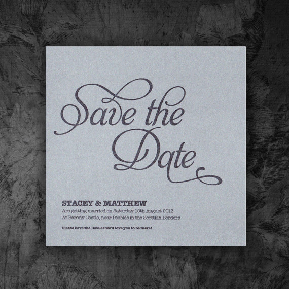 Save The Date Card - Digital Printable File - Flourish Wedding Range 